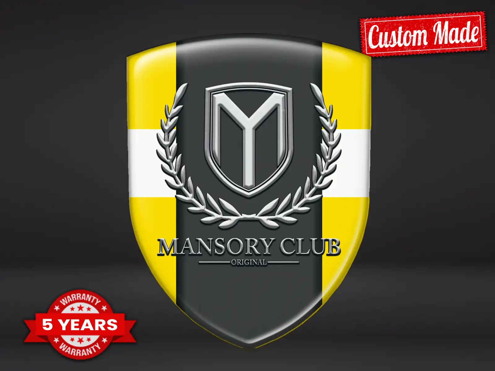Mansory Etichetta Impermeabile Resistente Limitata Universale